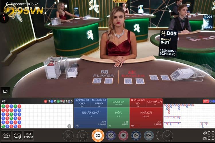 Game Baccarat cực hấp dẫn tại 95VN